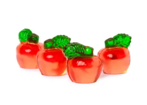 Clever Candy 3D Gummy Filled Fruit Red Apples